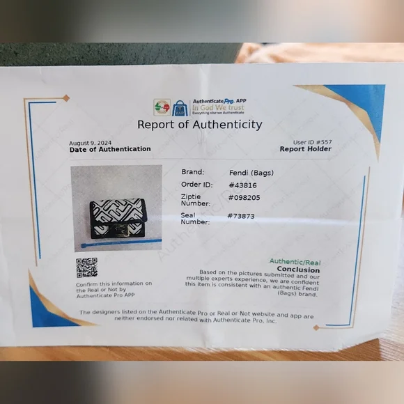 NWOT Fendi X Joshua Vides Micro Trifold Wallet - Picture 3 of 16